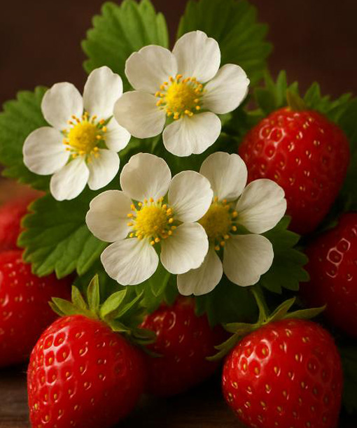 Strawberry Flowers Forever